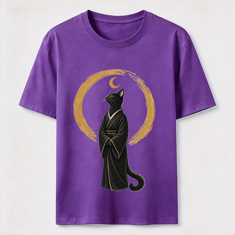 Midnight Moon Cat Classic T-Shirt