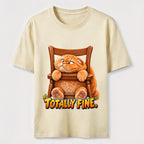 Totally Fine Cat Classic T-Shirt