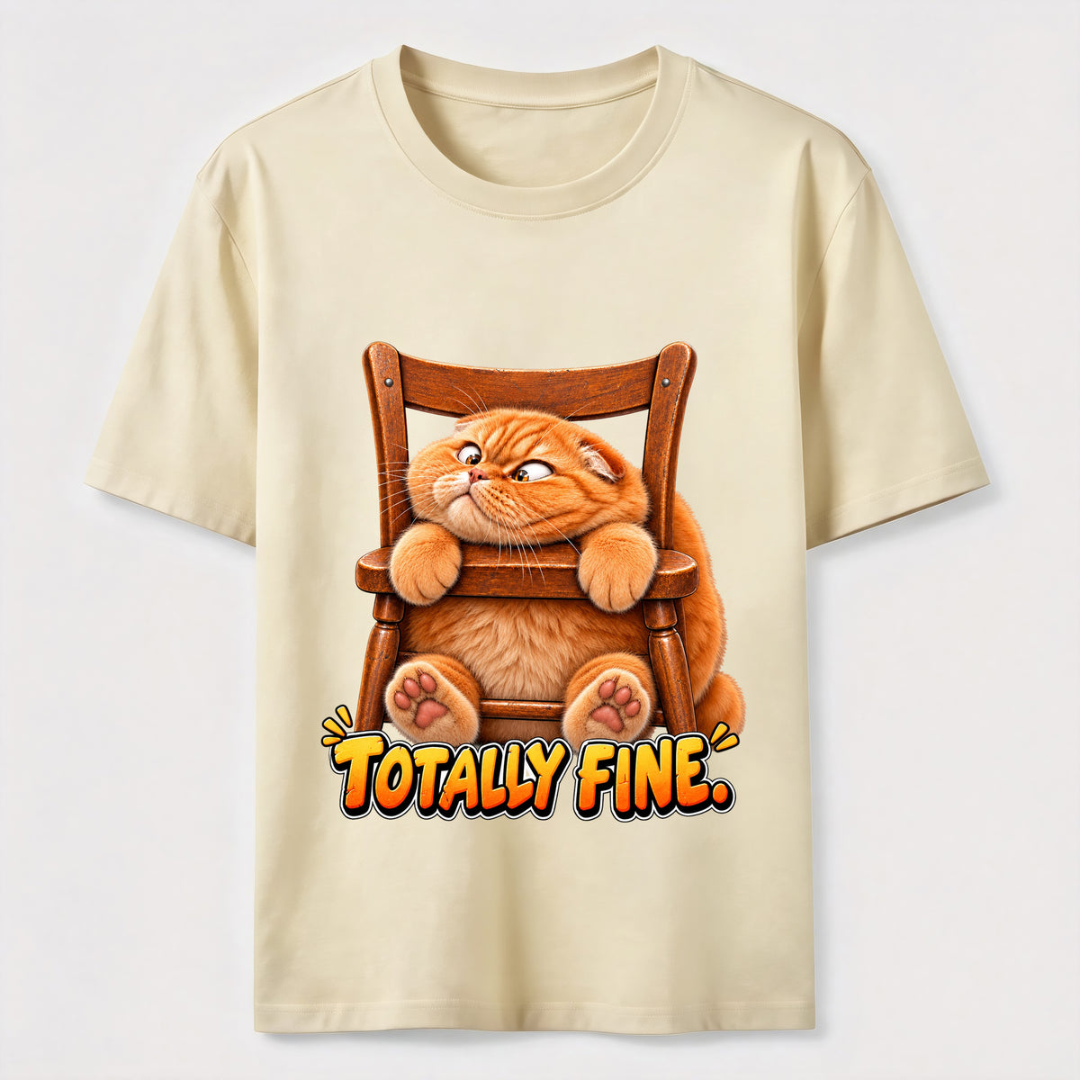 Totally Fine Cat Classic T-Shirt