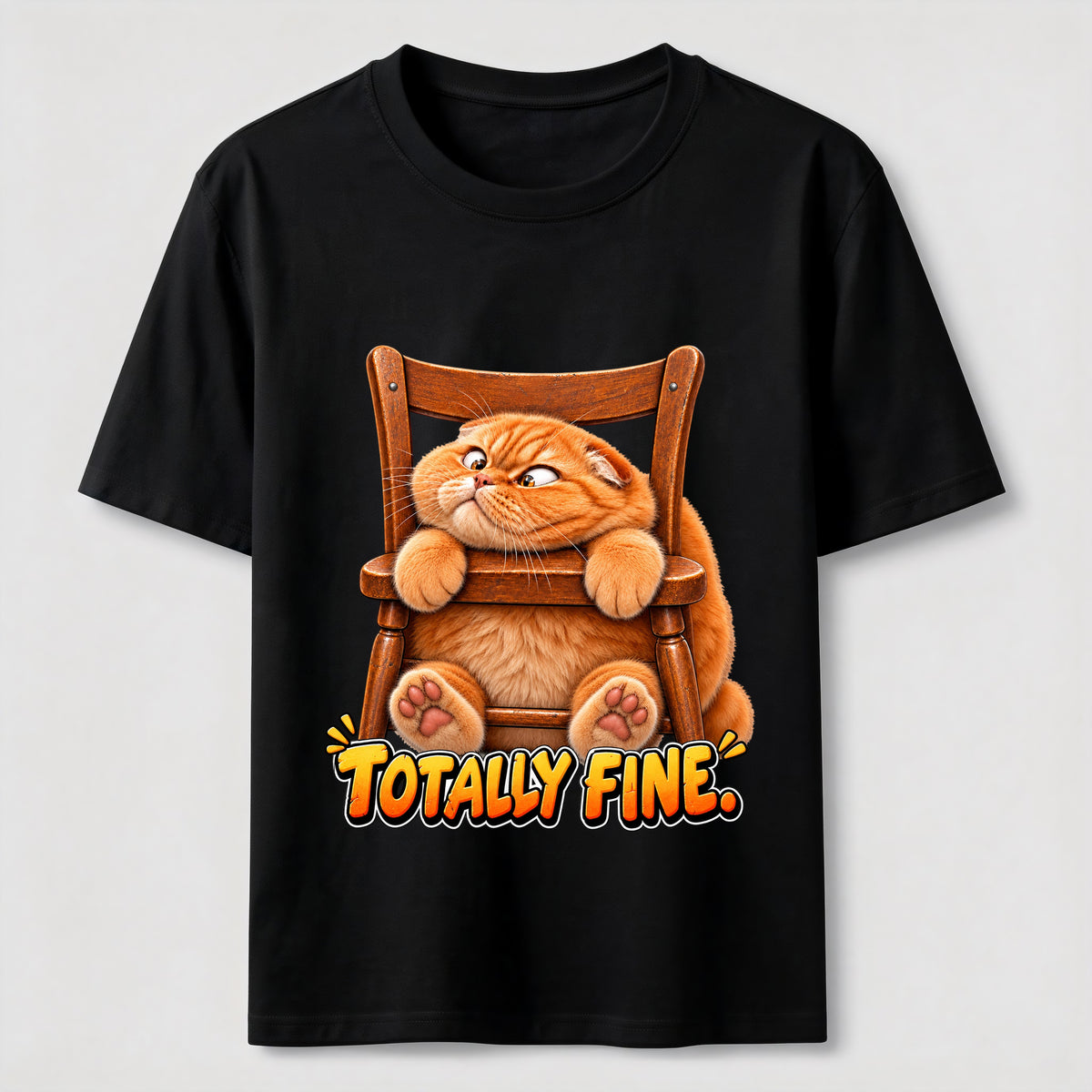 Totally Fine Cat Classic T-Shirt