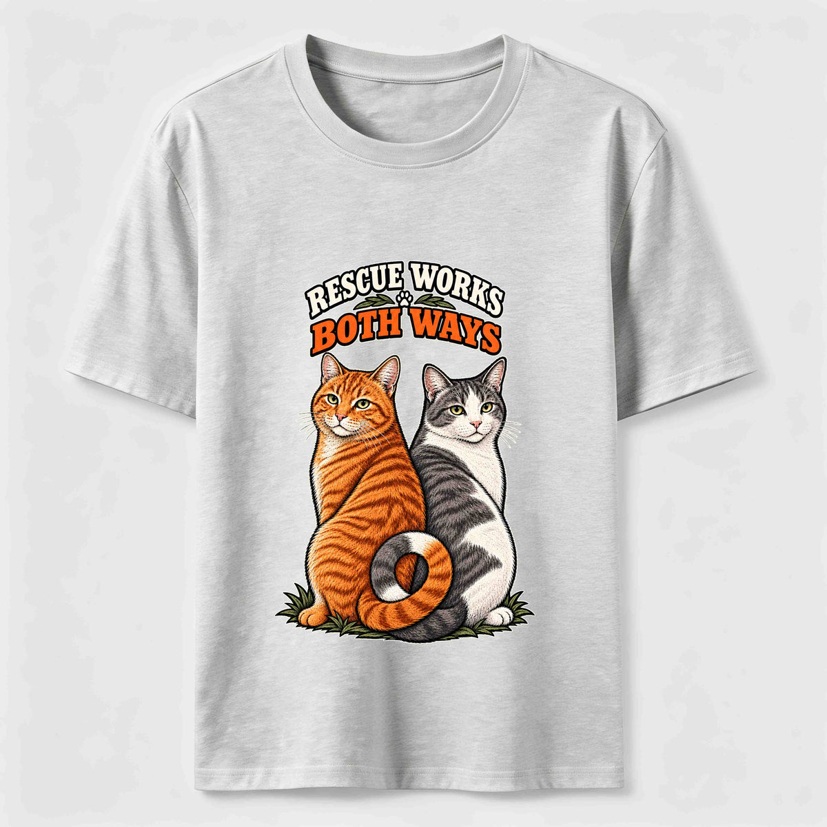 Rescue Works Both Ways cat Classic T-Shirt