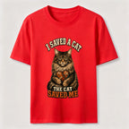 I Saved A Cat,The Cat Saved Me Classic T-Shirt