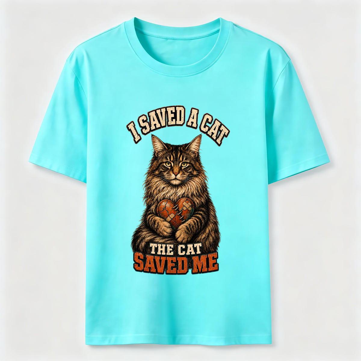 I Saved A Cat,The Cat Saved Me Classic T-Shirt