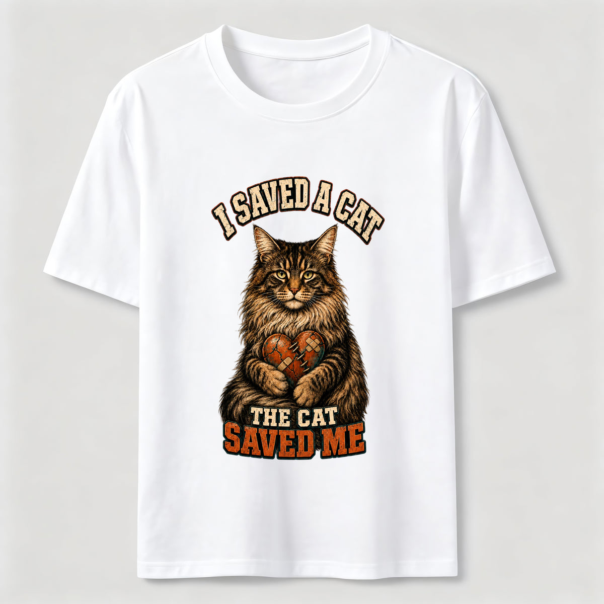I Saved A Cat,The Cat Saved Me Classic T-Shirt