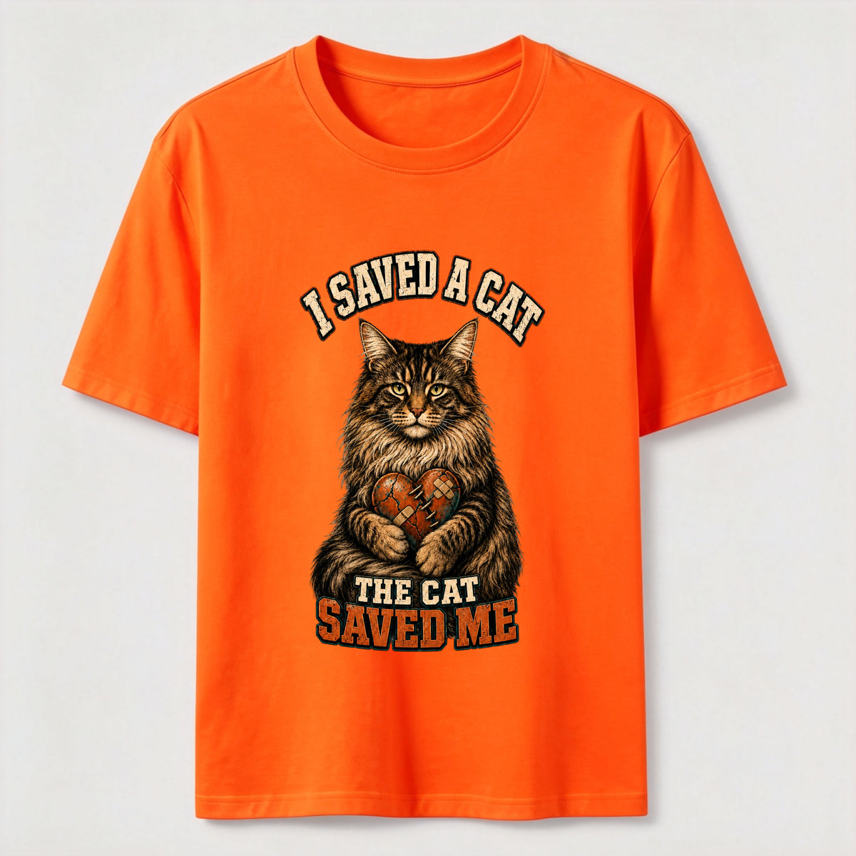 I Saved A Cat,The Cat Saved Me Classic T-Shirt