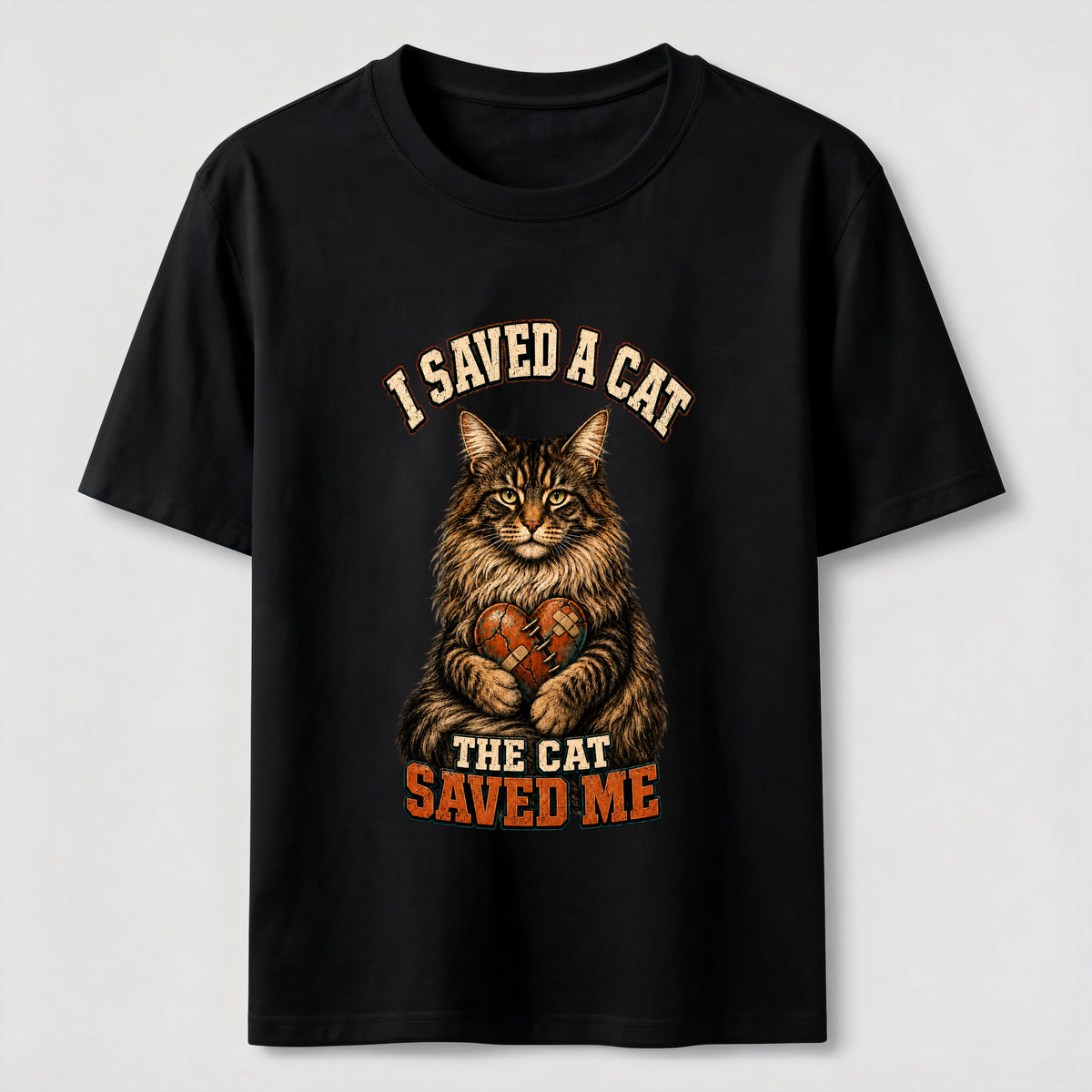 I Saved A Cat,The Cat Saved Me Classic T-Shirt