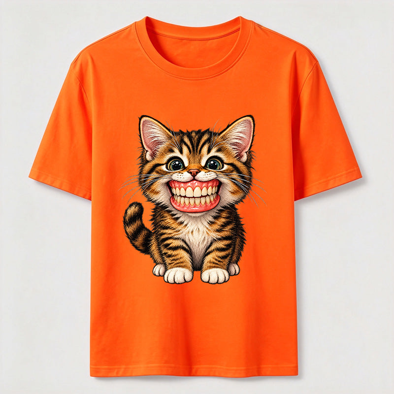 A cat wearing dentures Classic T-Shirt