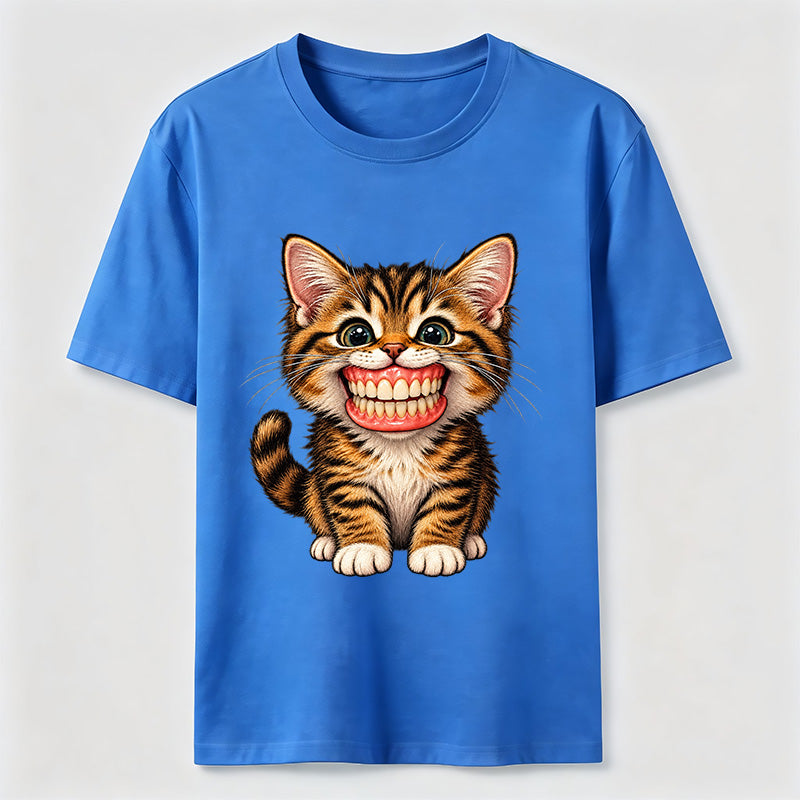 A cat wearing dentures Classic T-Shirt