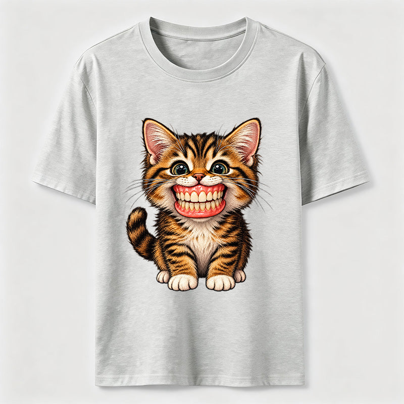 A cat wearing dentures Classic T-Shirt
