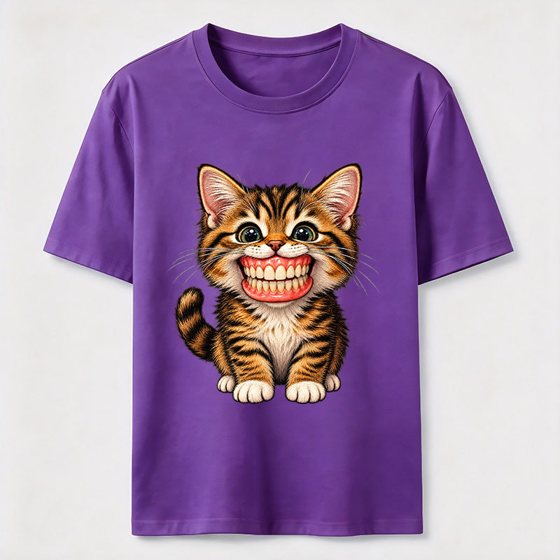A cat wearing dentures Classic T-Shirt