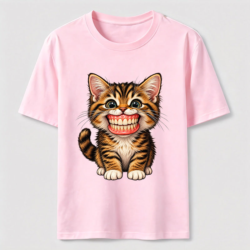 A cat wearing dentures Classic T-Shirt