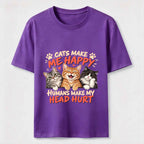 Cats Makes Me Happy  Classic T-Shirt
