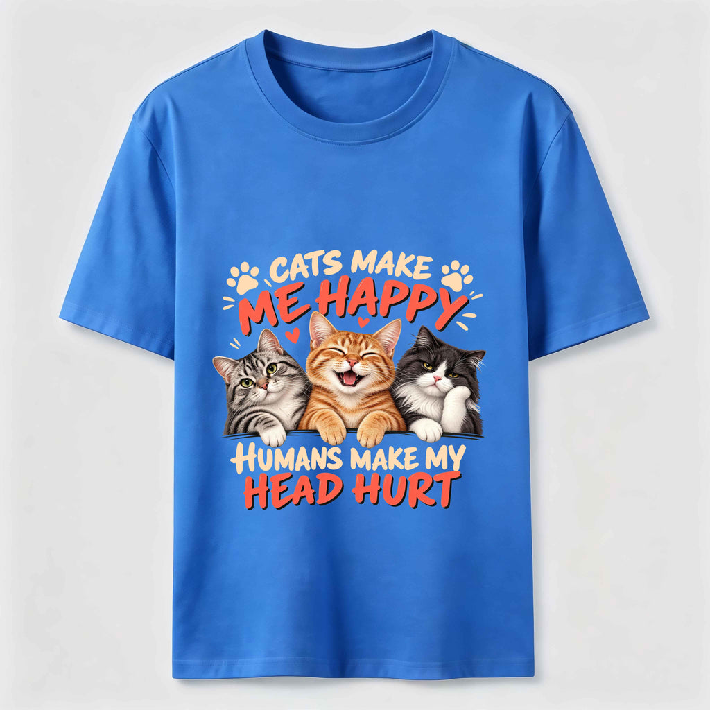 Cats Makes Me Happy  Classic T-Shirt
