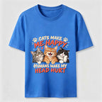 Cats Makes Me Happy  Classic T-Shirt