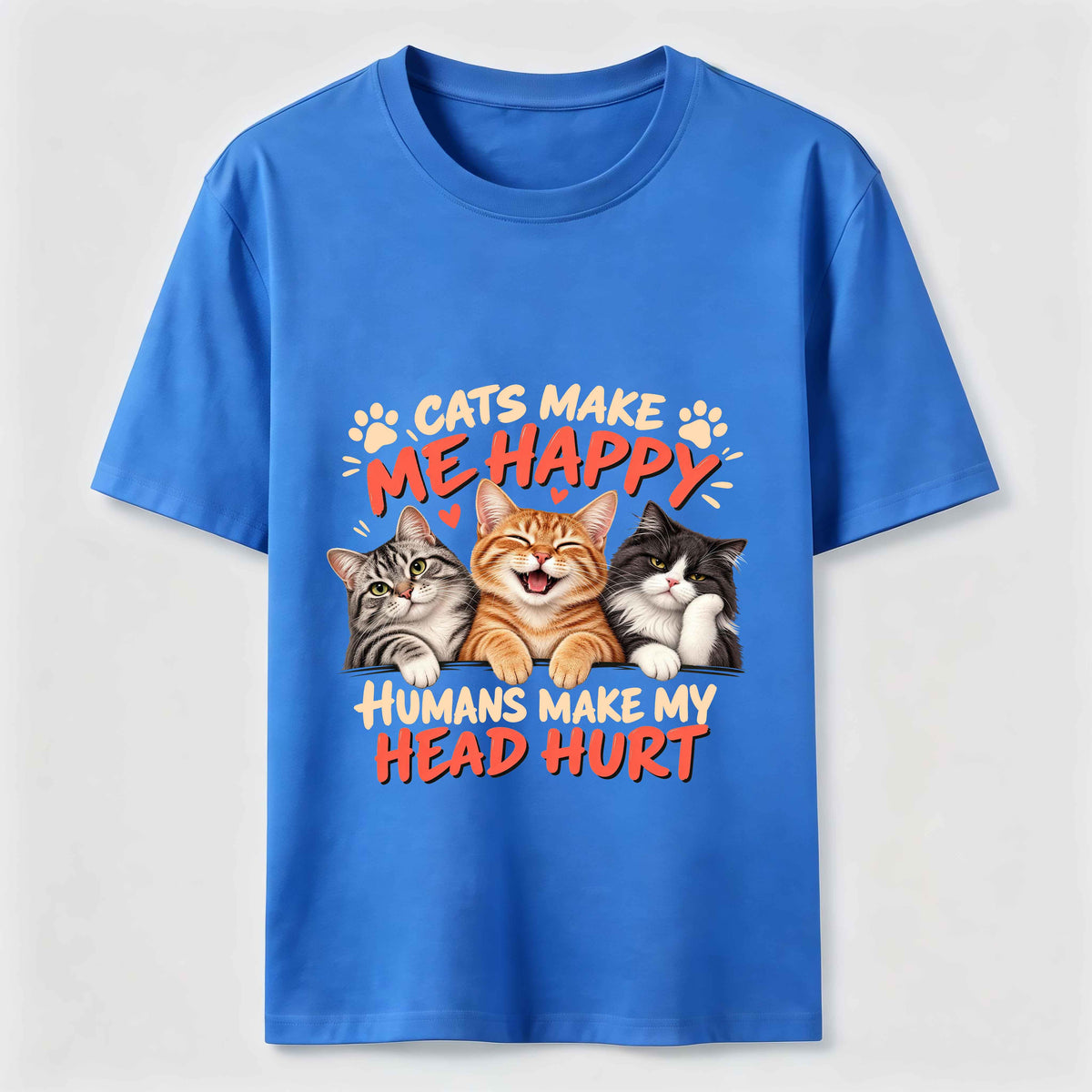 Cats Makes Me Happy  Classic T-Shirt