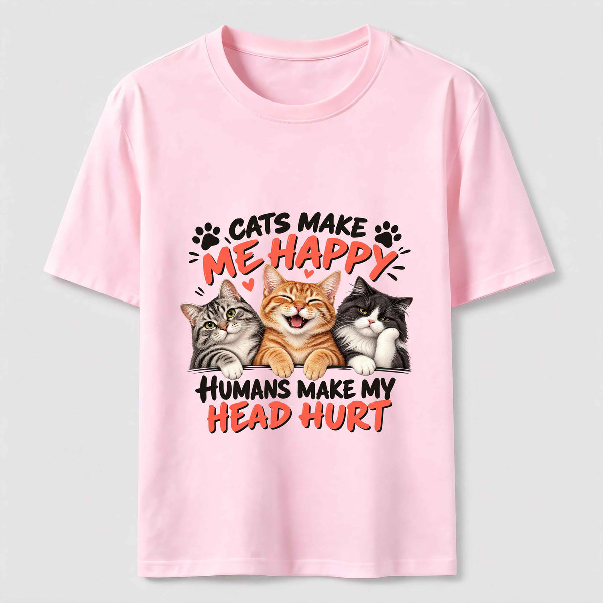 Cats Makes Me Happy  Classic T-Shirt