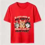 Cats Makes Me Happy  Classic T-Shirt