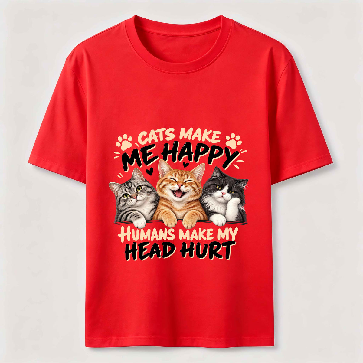 Cats Makes Me Happy  Classic T-Shirt