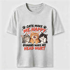 Cats Makes Me Happy  Classic T-Shirt