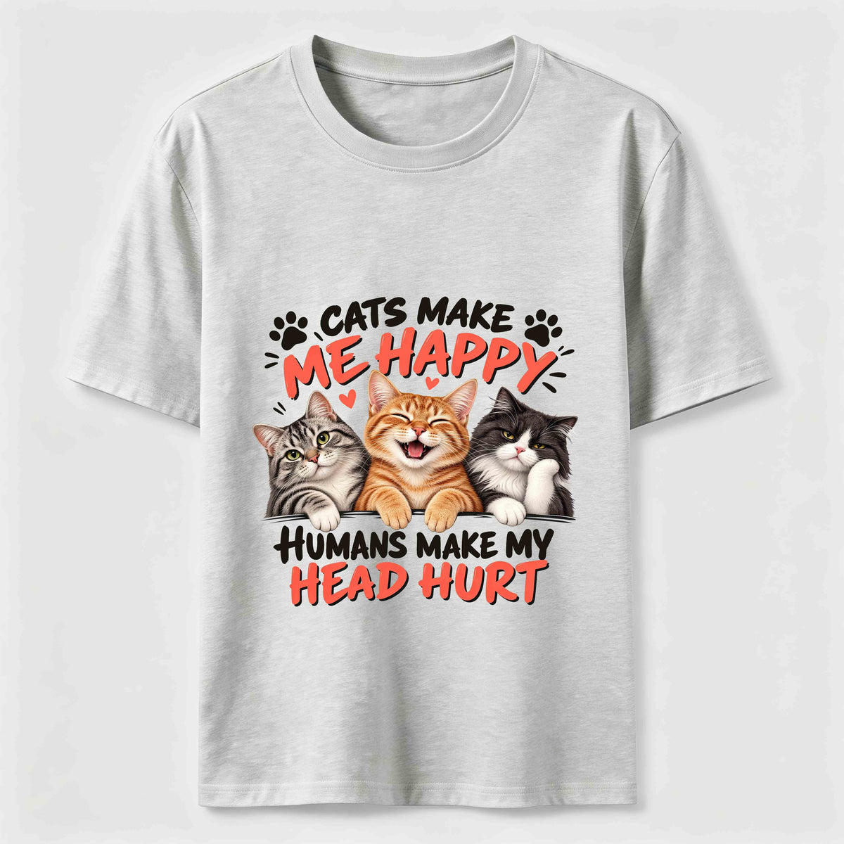 Cats Makes Me Happy  Classic T-Shirt