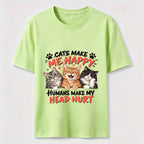 Cats Makes Me Happy  Classic T-Shirt