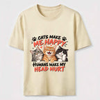 Cats Makes Me Happy  Classic T-Shirt