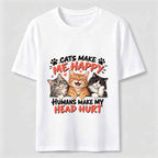 Cats Makes Me Happy  Classic T-Shirt