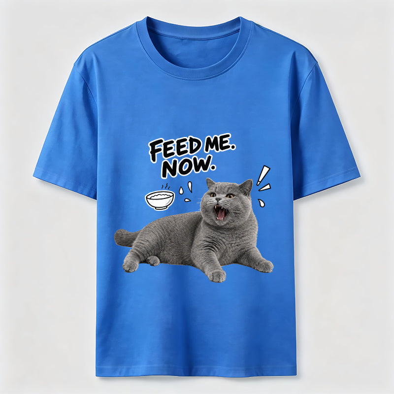 Feed Me Now Cat Classic T-Shirt
