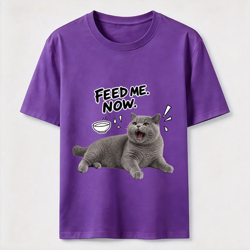 Feed Me Now Cat Classic T-Shirt