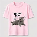 Feed Me Now Cat Classic T-Shirt