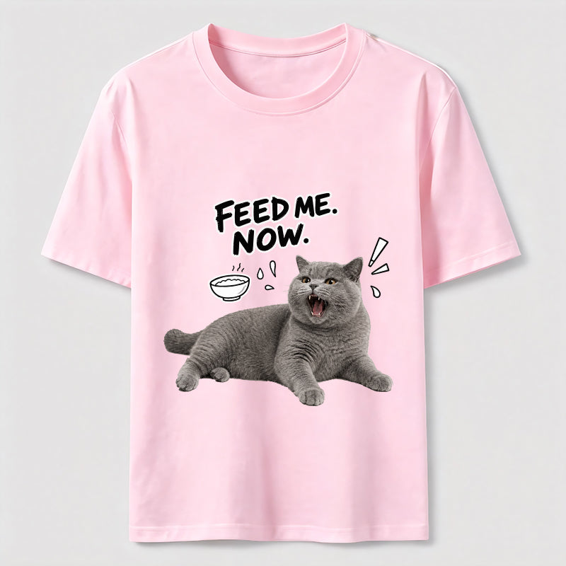 Feed Me Now Cat Classic T-Shirt