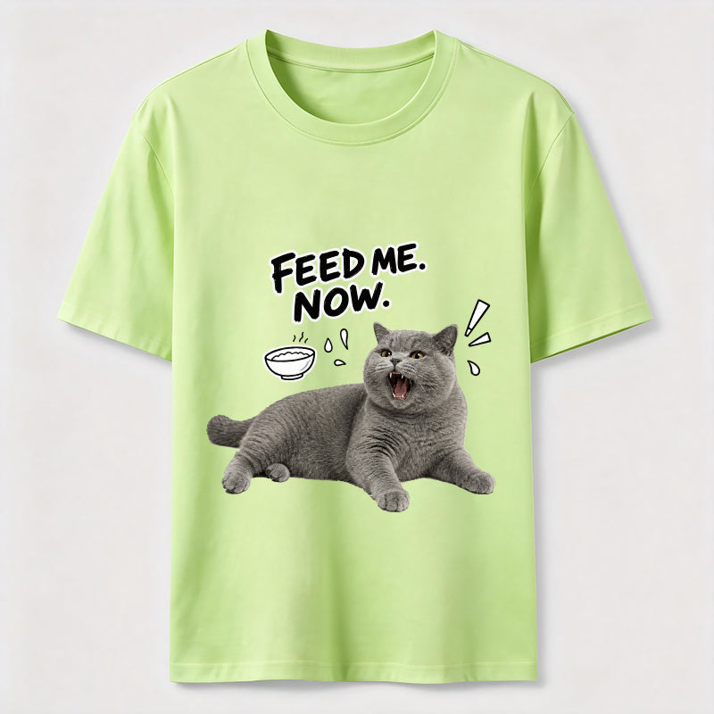 Feed Me Now Cat Classic T-Shirt