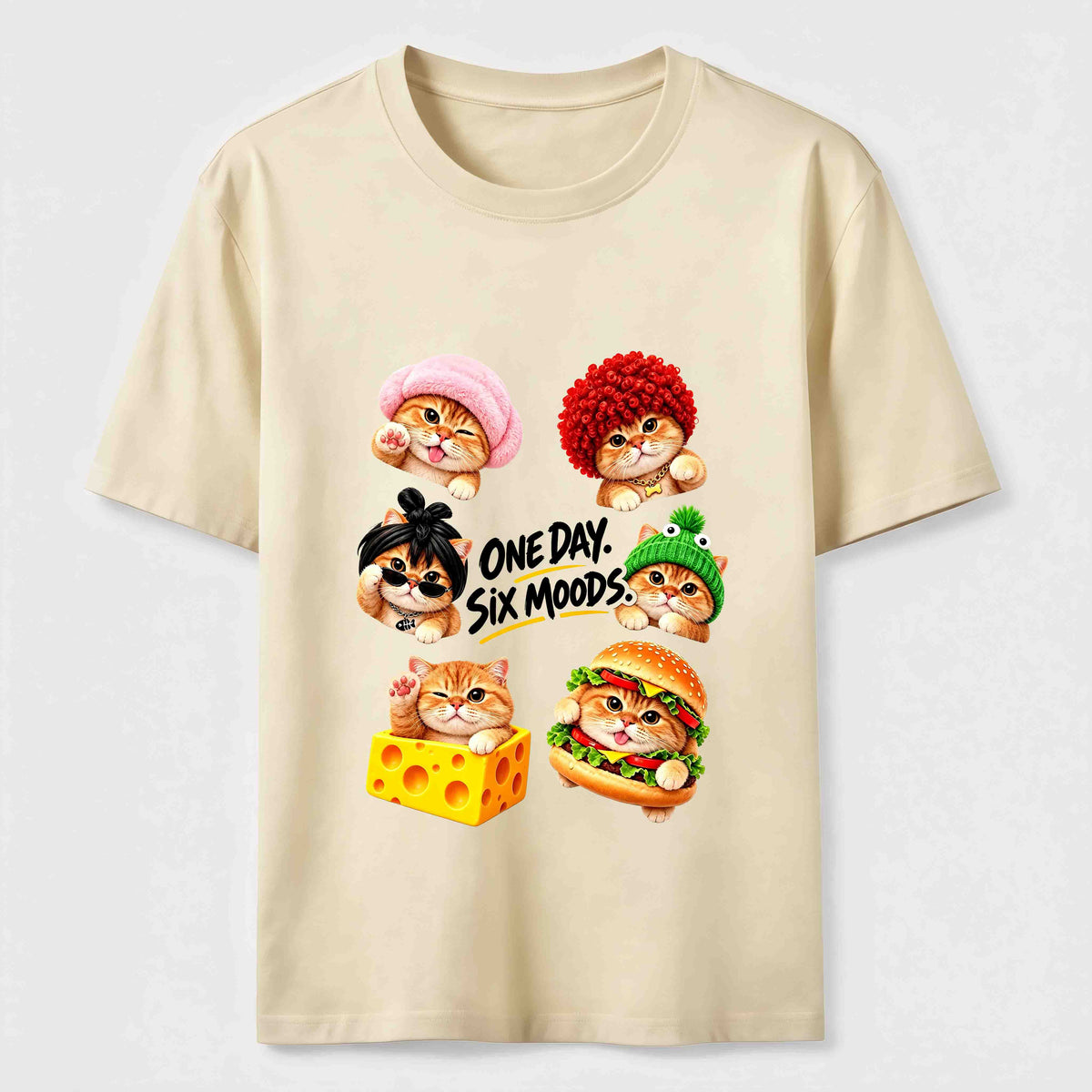 One Day Six Moods Cat Classic T-Shirt