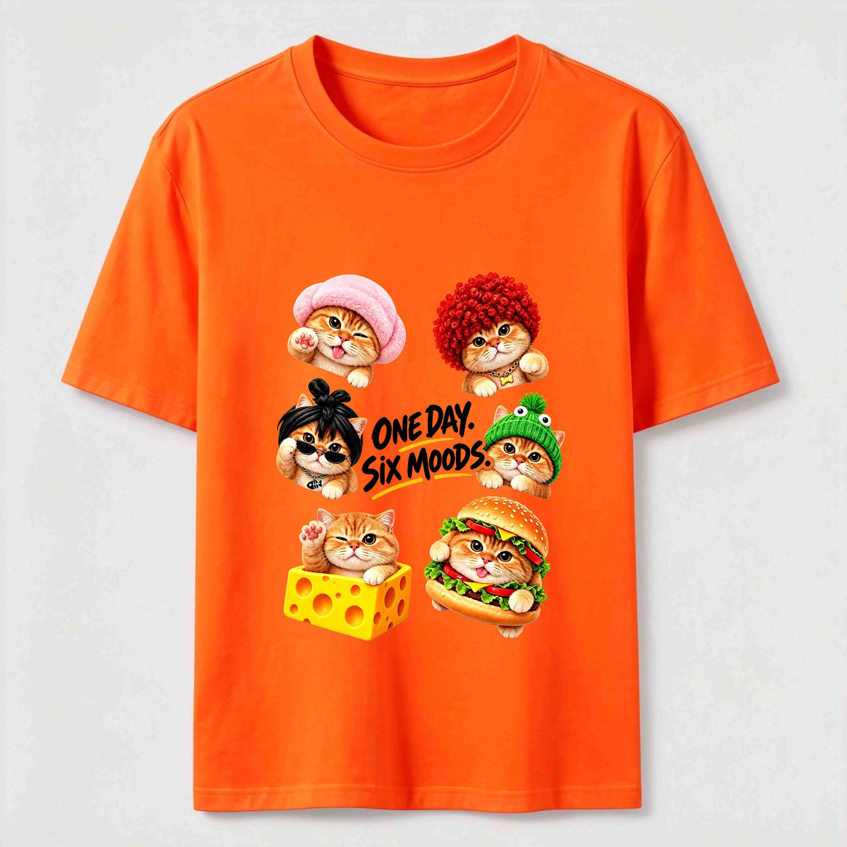 One Day Six Moods Cat Classic T-Shirt