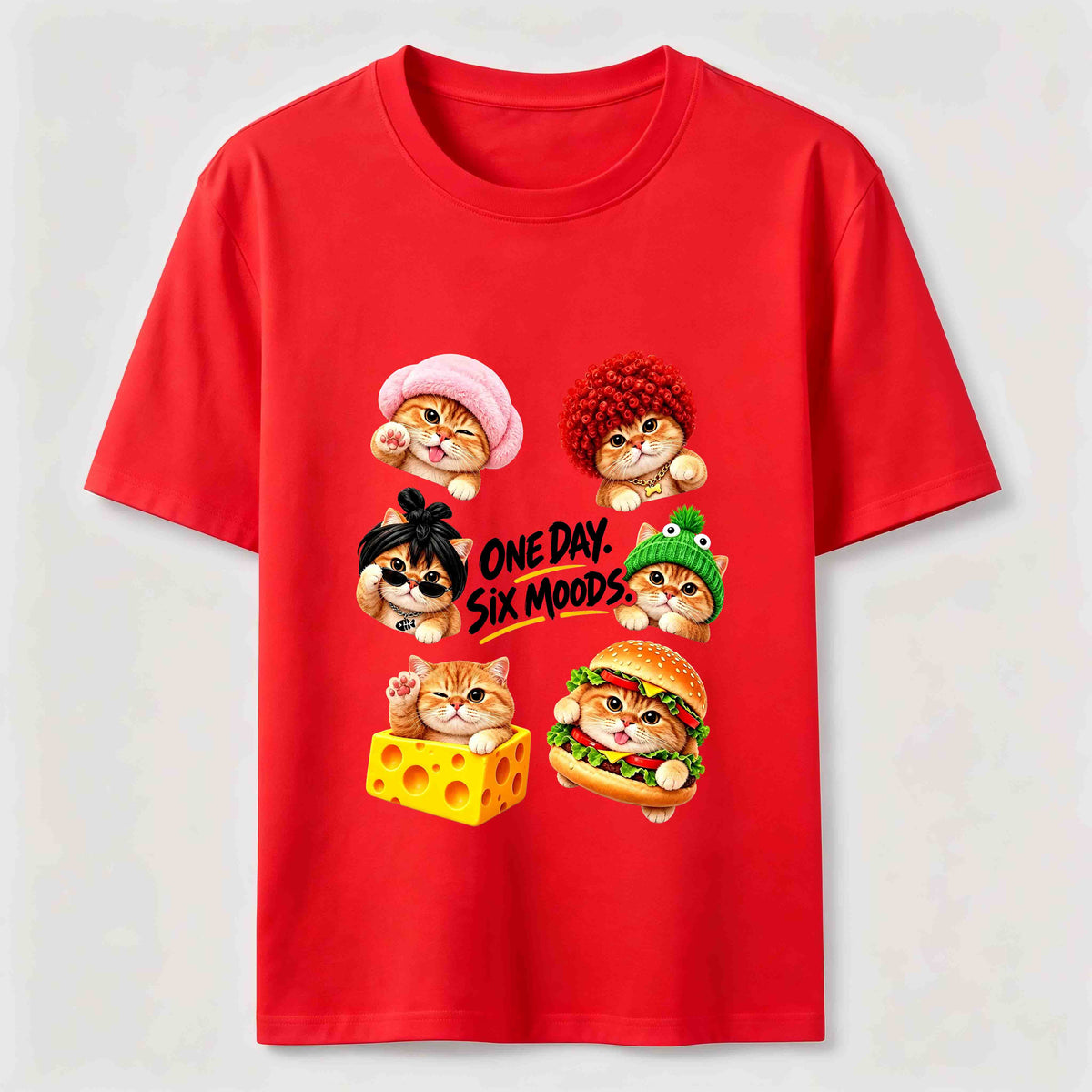 One Day Six Moods Cat Classic T-Shirt