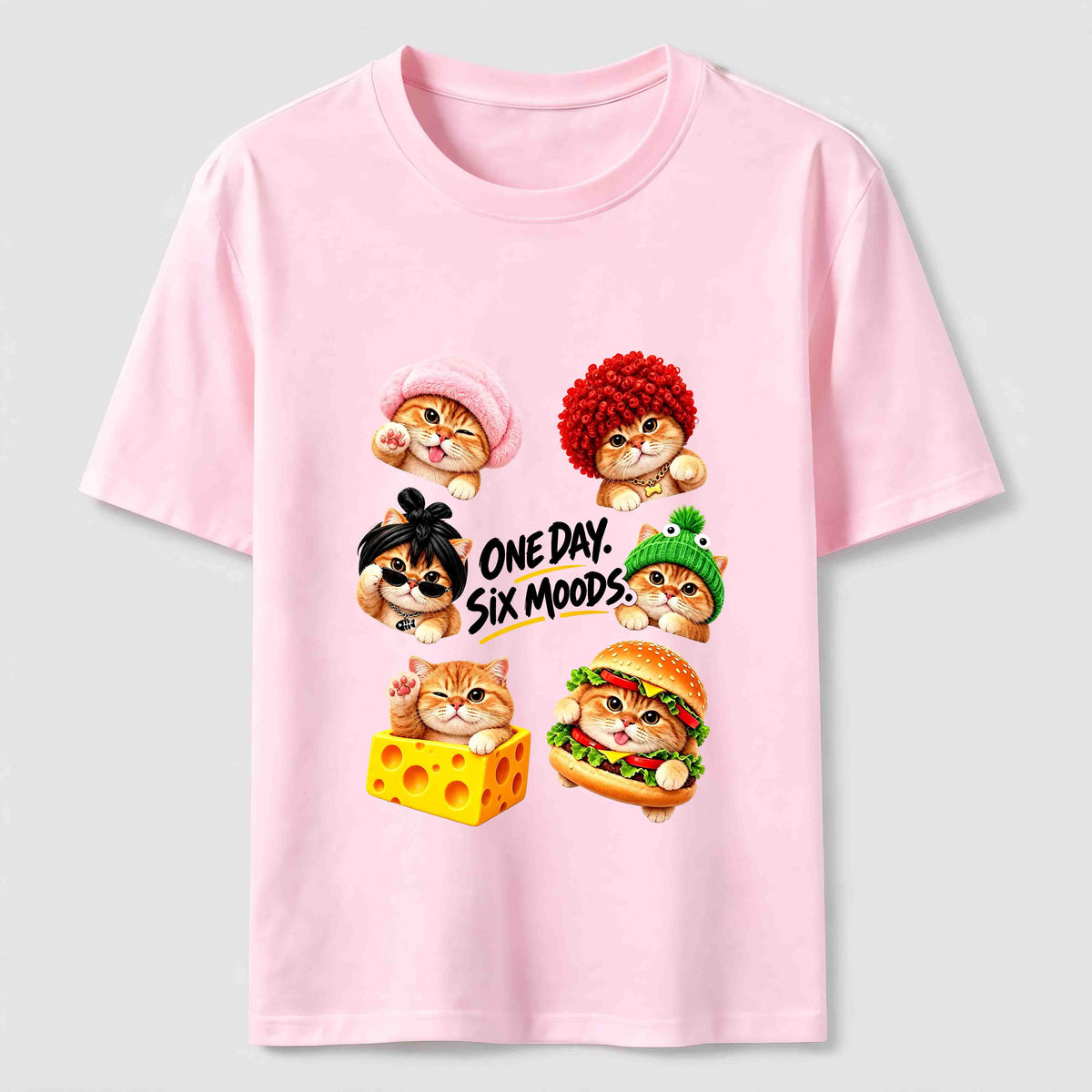 One Day Six Moods Cat Classic T-Shirt