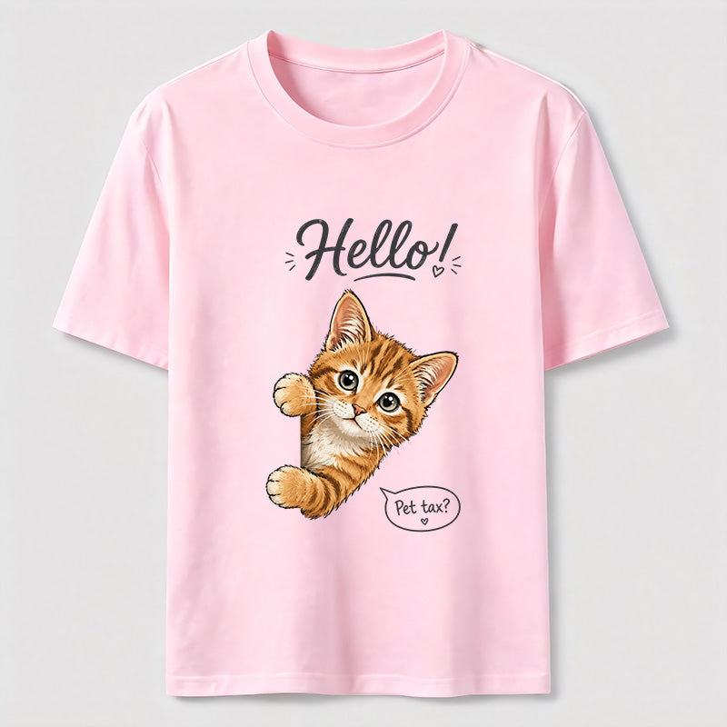 Hello Pet Tax Cat Classic T-Shirt
