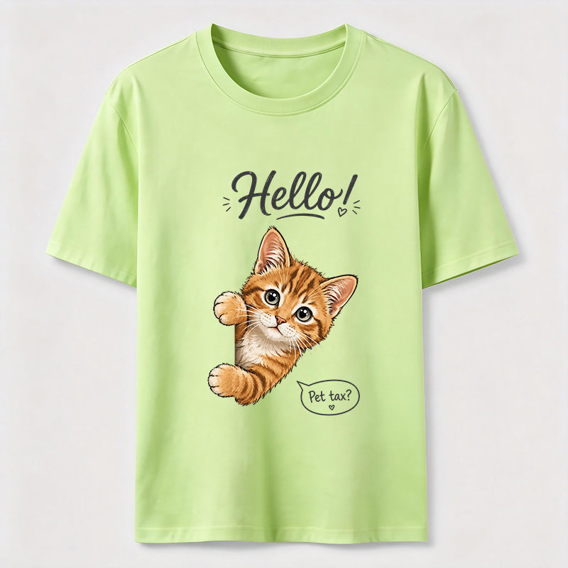Hello Pet Tax Cat Classic T-Shirt