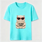 I Do What I Want Cat Classic T-Shirt