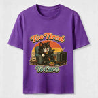 Too Tired to Care Cat Classic T-Shirt