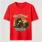 Too Tired to Care Cat Classic T-Shirt
