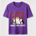 Cats Make Me Happy Classic T-Shirt