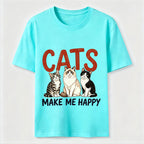 Cats Make Me Happy Classic T-Shirt