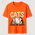 Cats Make Me Happy Classic T-Shirt