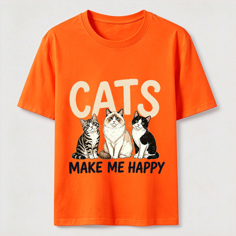 Cats Make Me Happy Classic T-Shirt