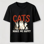Cats Make Me Happy Classic T-Shirt