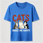 Cats Make Me Happy Classic T-Shirt