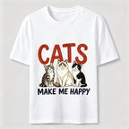 Cats Make Me Happy Classic T-Shirt