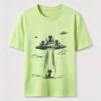 Alien Abduction Cat Classic T-Shirt
