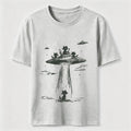 Alien Abduction Cat Classic T-Shirt